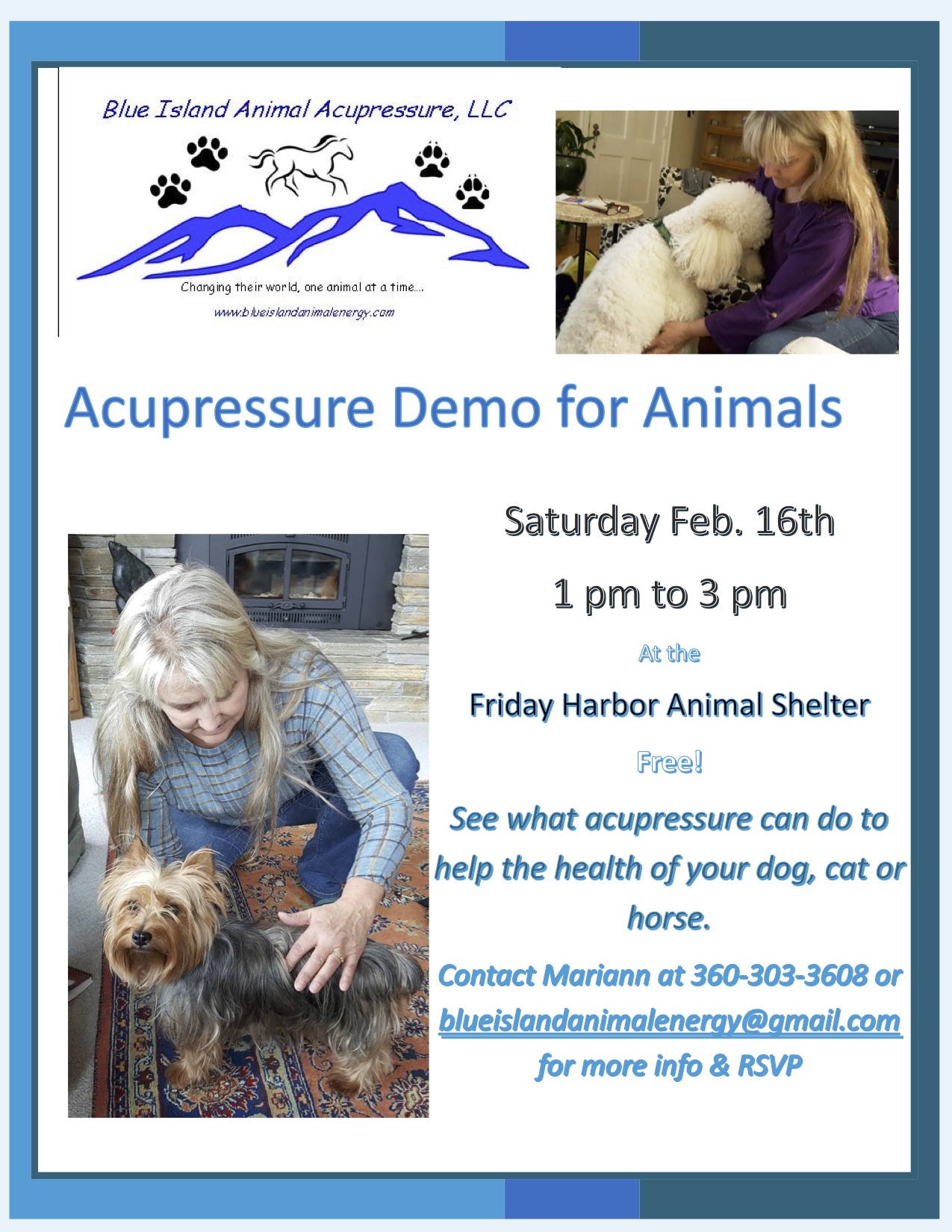 Accupressure Demonstration for Animals