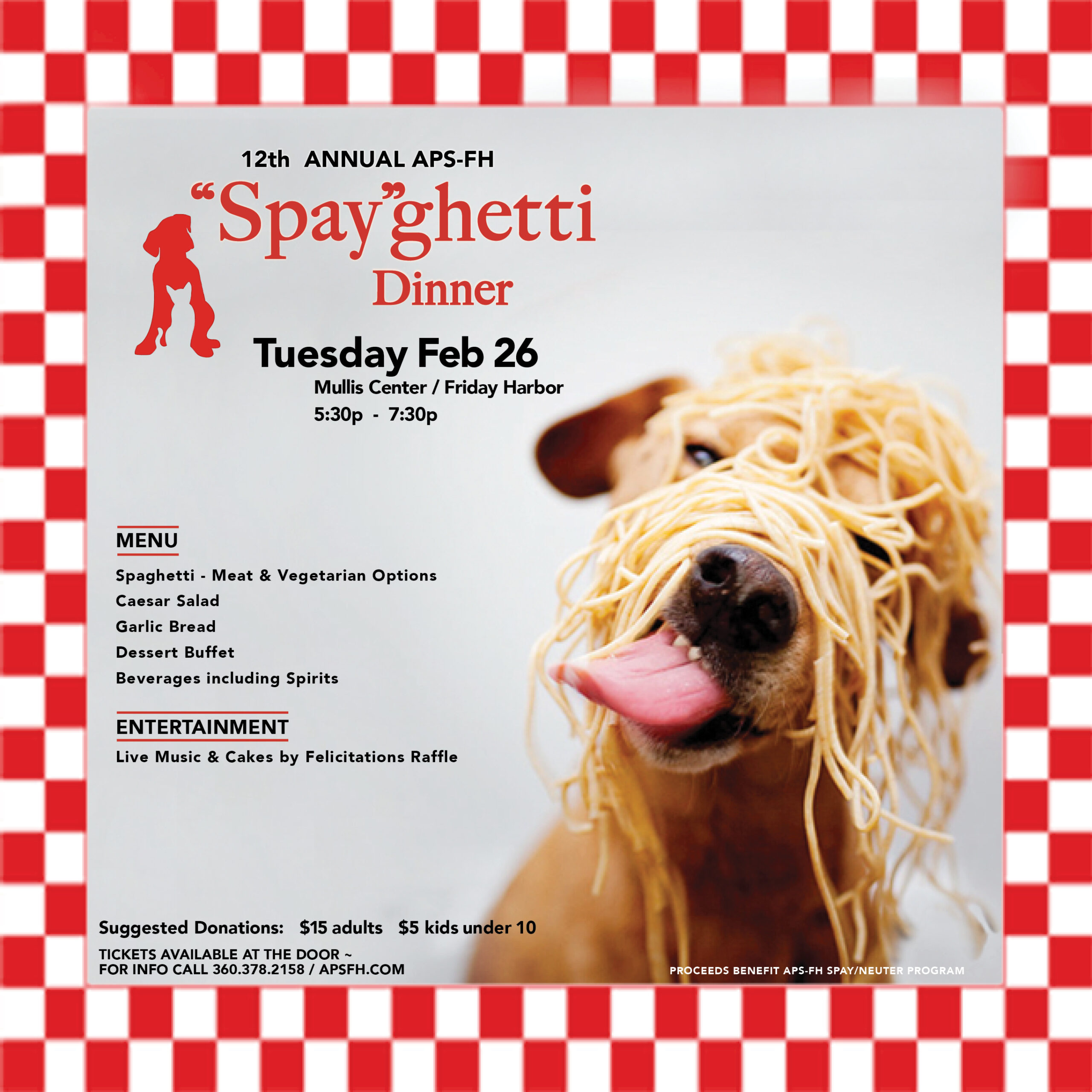 “Spay”ghetti Dinner – February 26